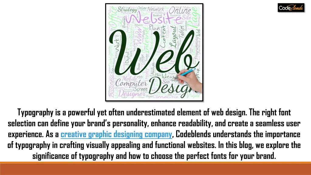 typography is a powerful yet often underestimated