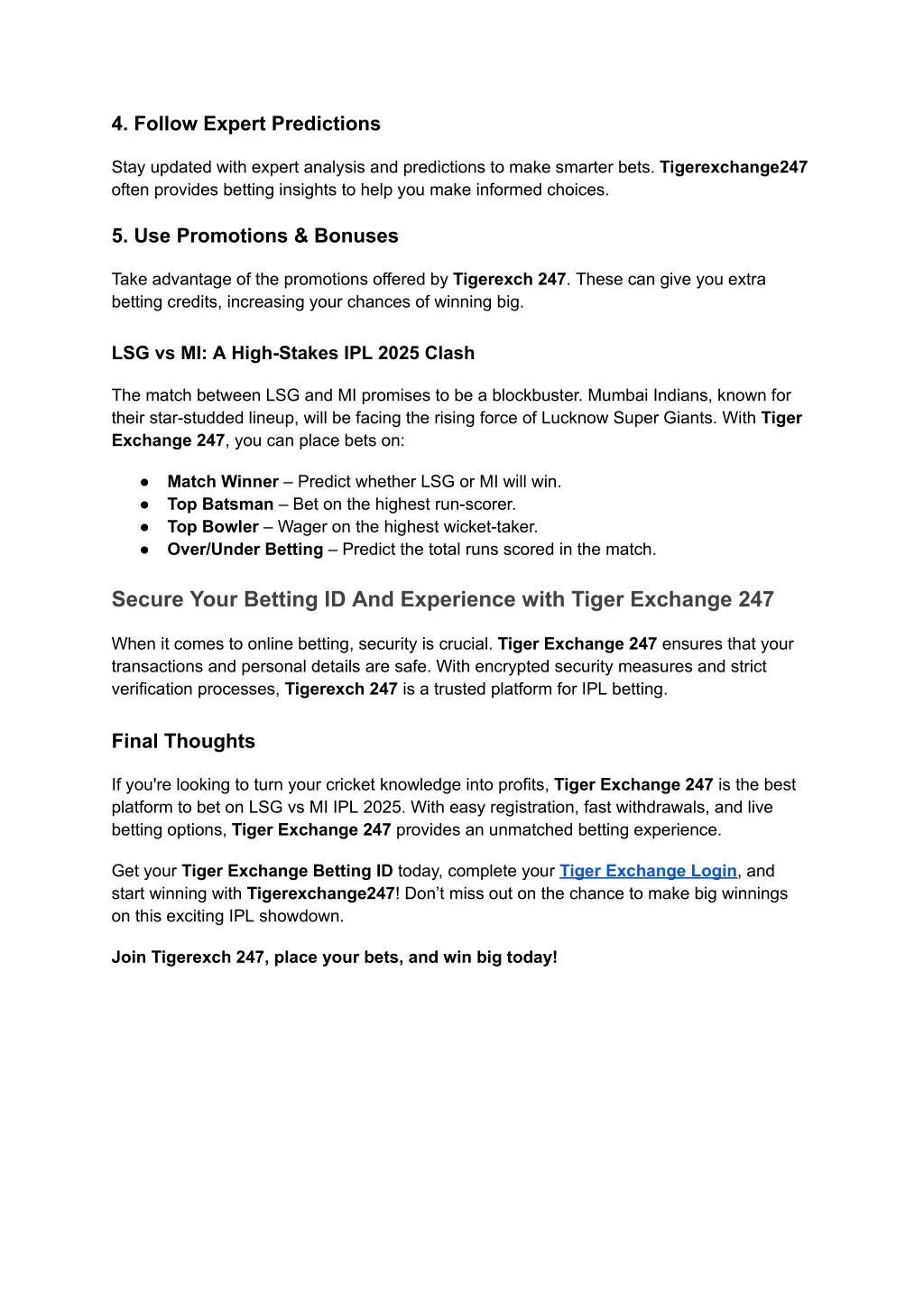 4 follow expert predictions