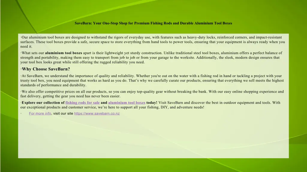 savebarn your one stop shop for premium fishing 1