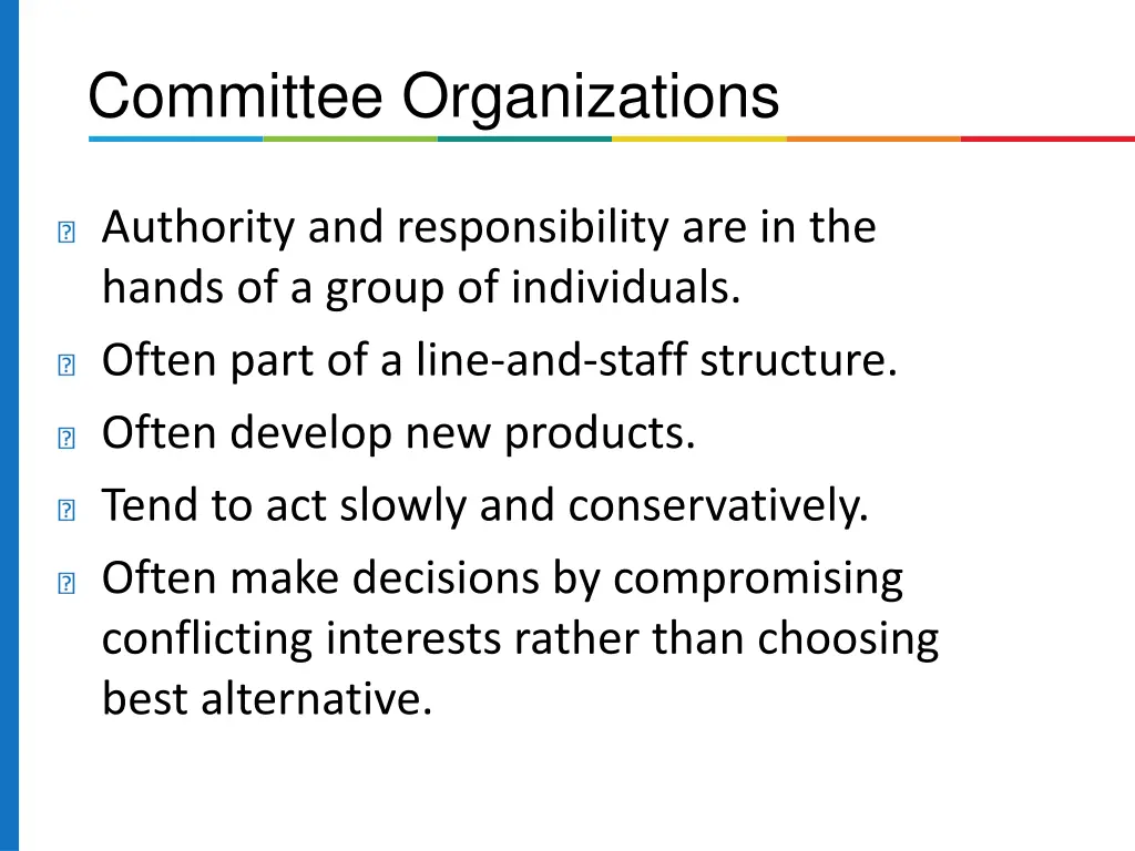 committee organizations