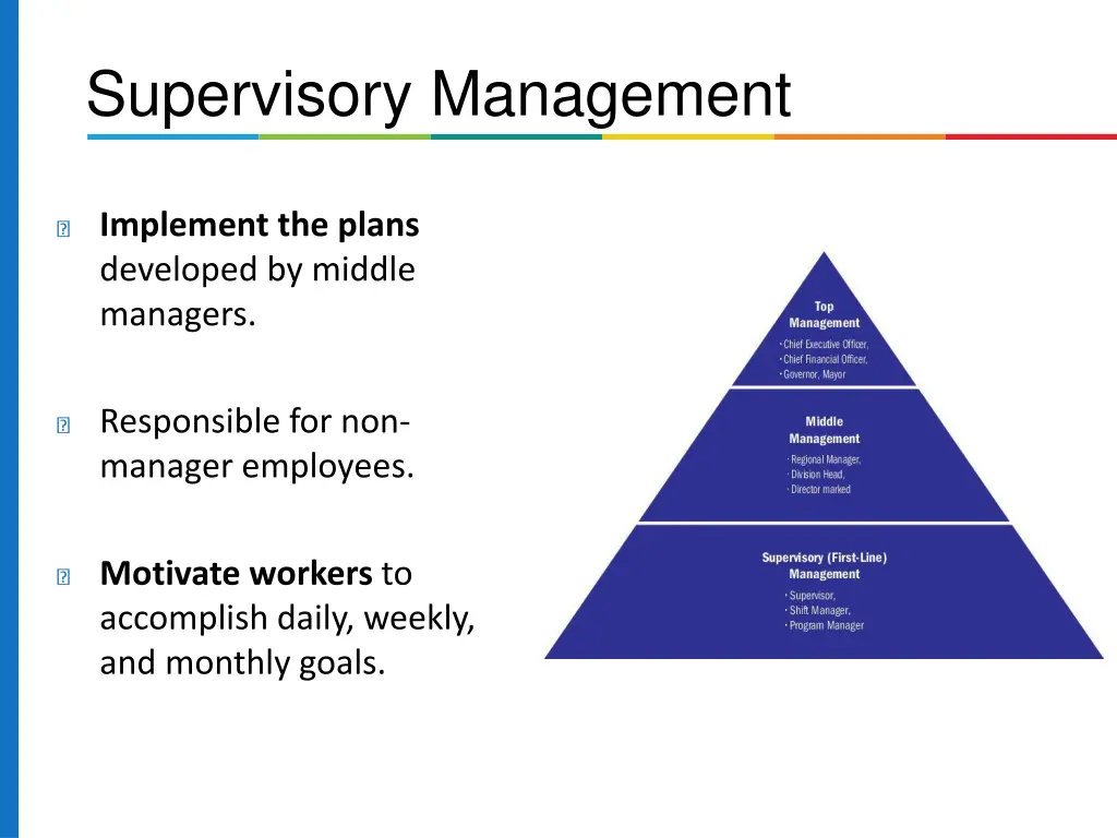 supervisory management