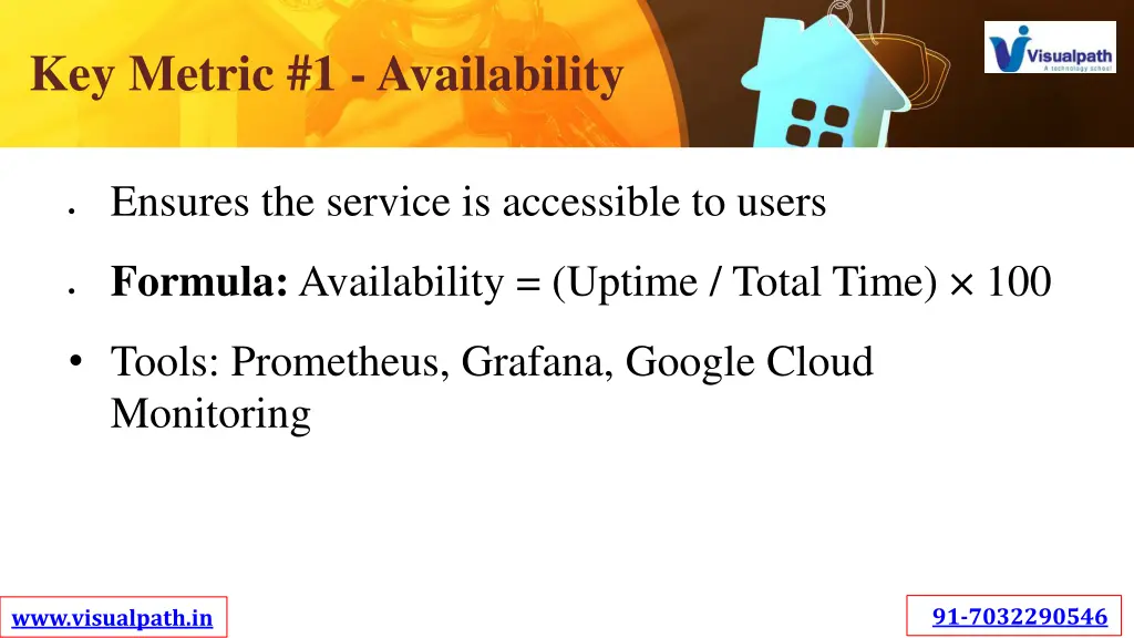 key metric 1 availability
