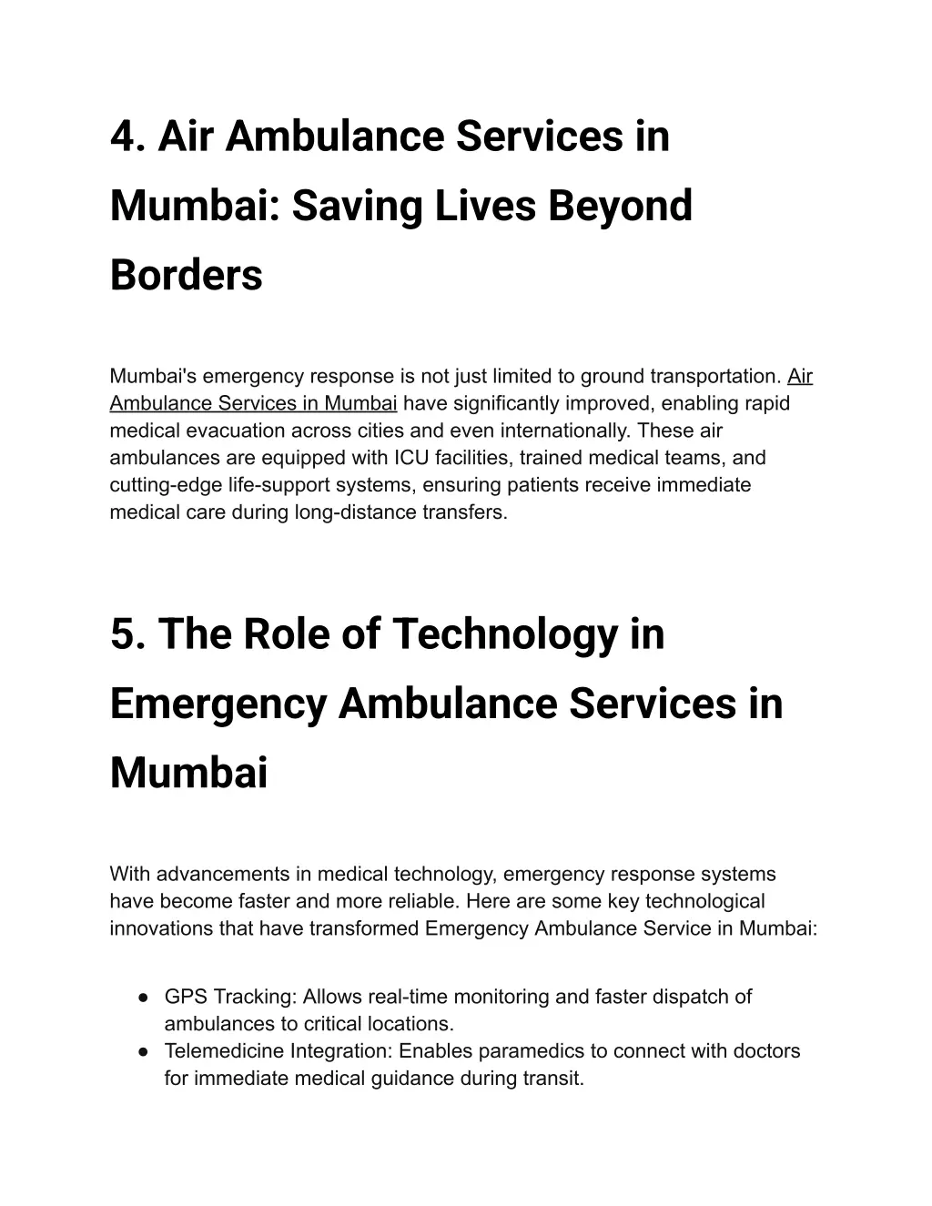 4 air ambulance services in mumbai saving lives