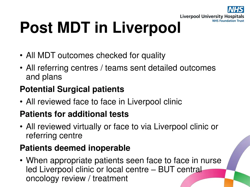 post mdt in liverpool