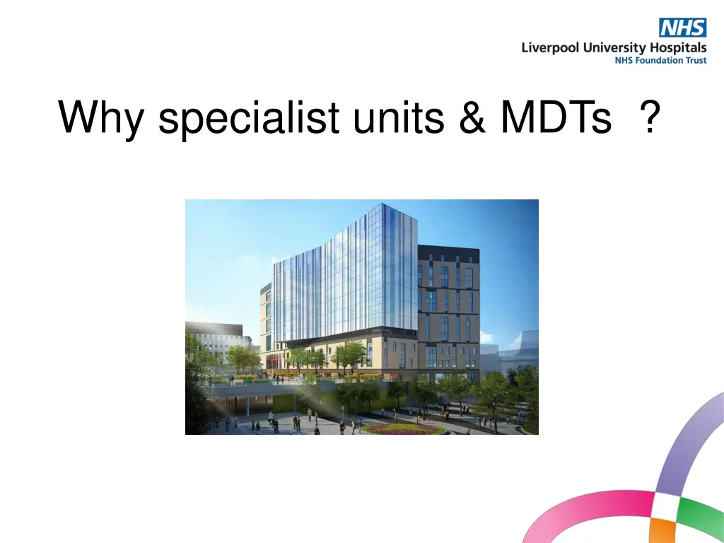 why specialist units mdts