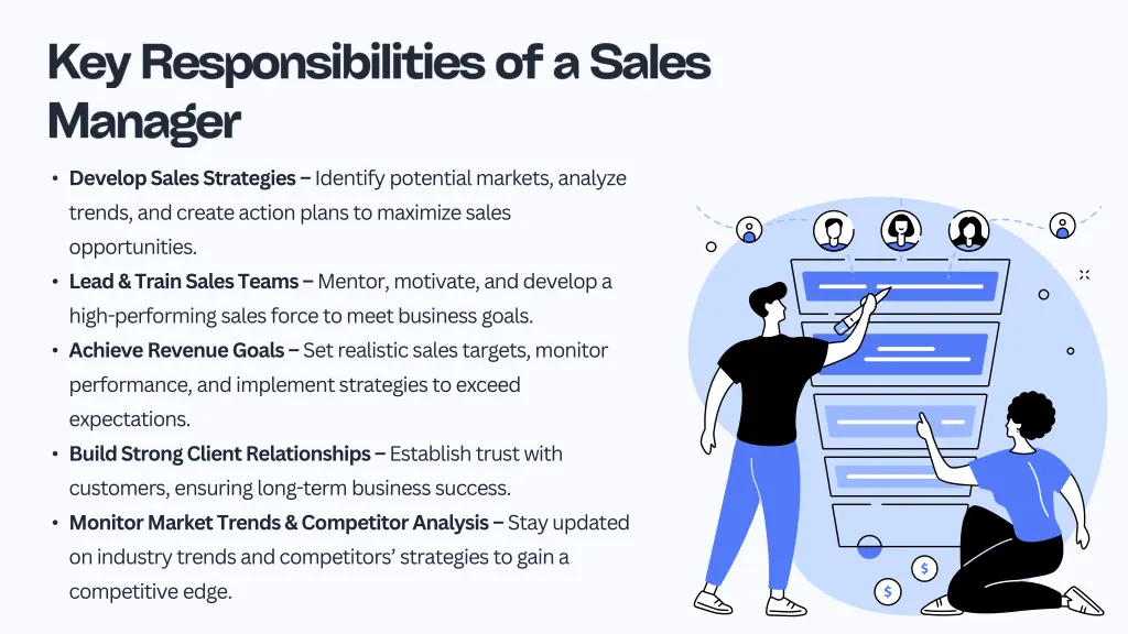 develop sales strategies identify potential