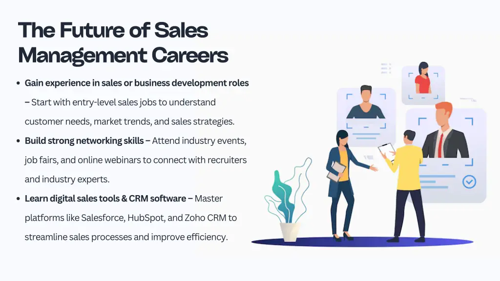 the future of sales management careers