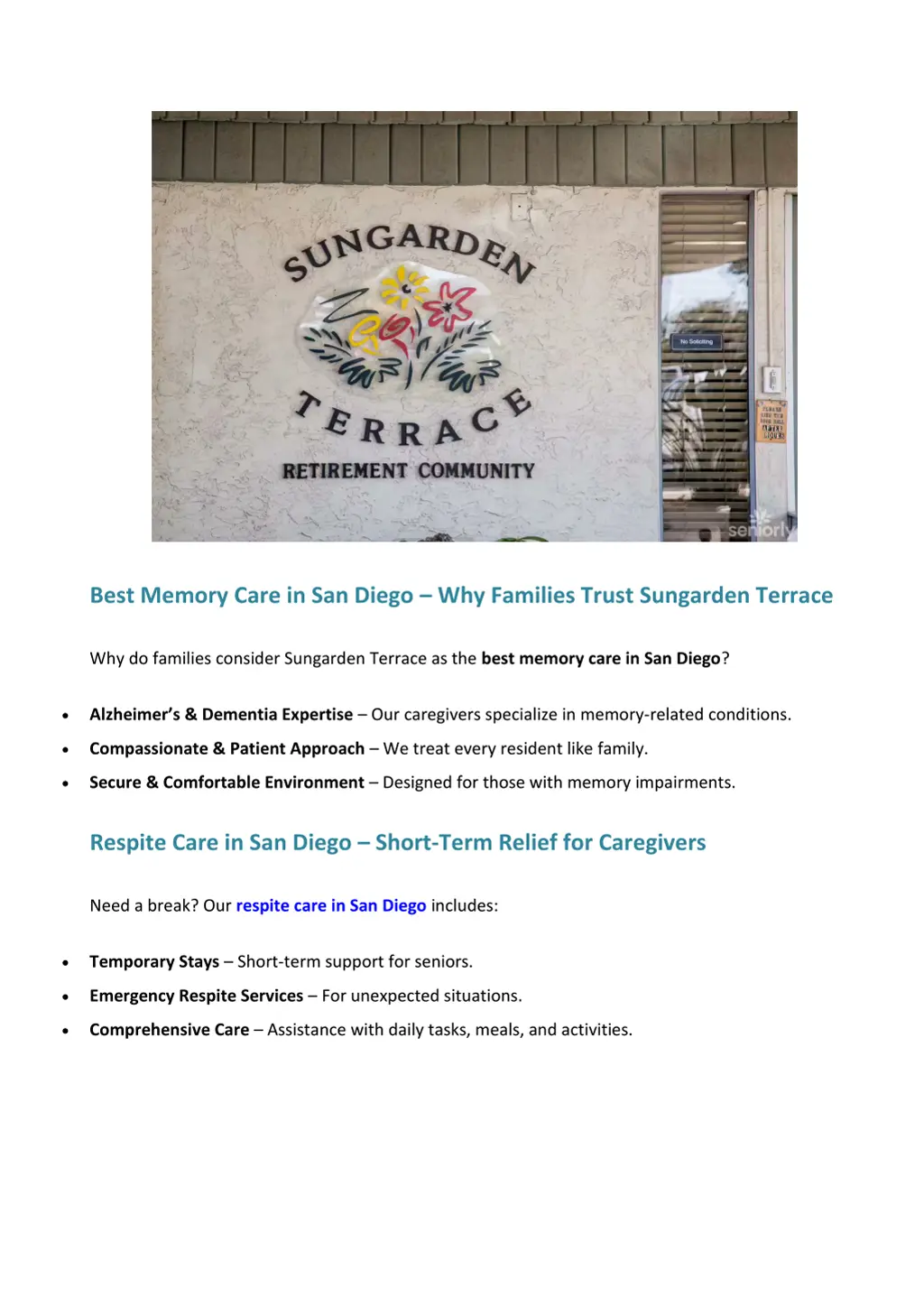 best memory care in san diego why families trust