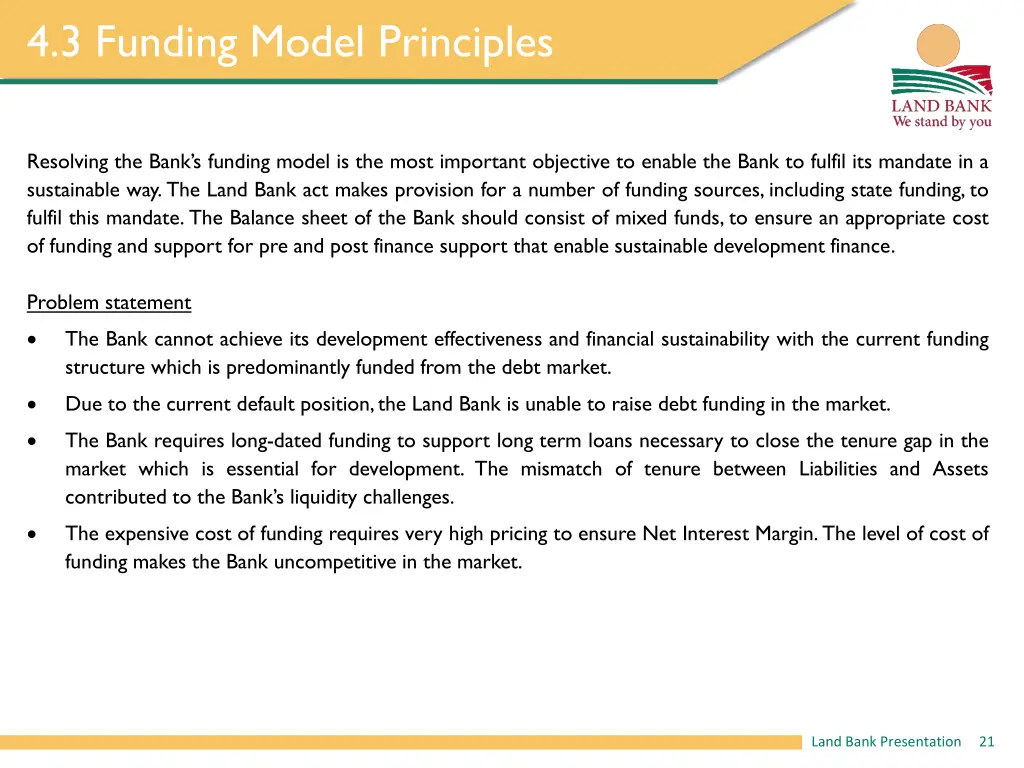 4 3 funding model principles