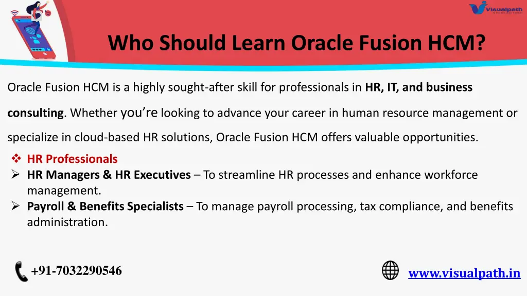 who should learn oracle fusion hcm