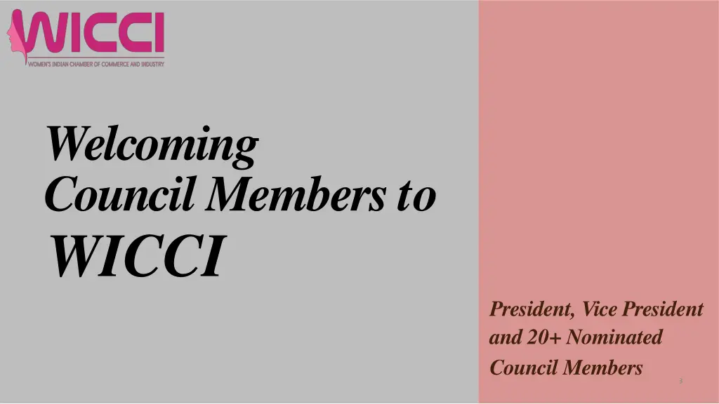 welcoming councilmembersto wicci