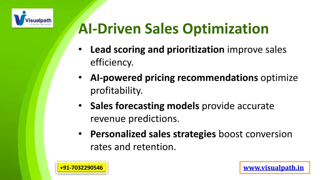 ai driven sales optimization
