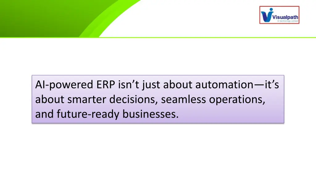 ai powered erp isn t just about automation