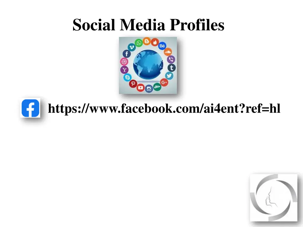 social media profiles