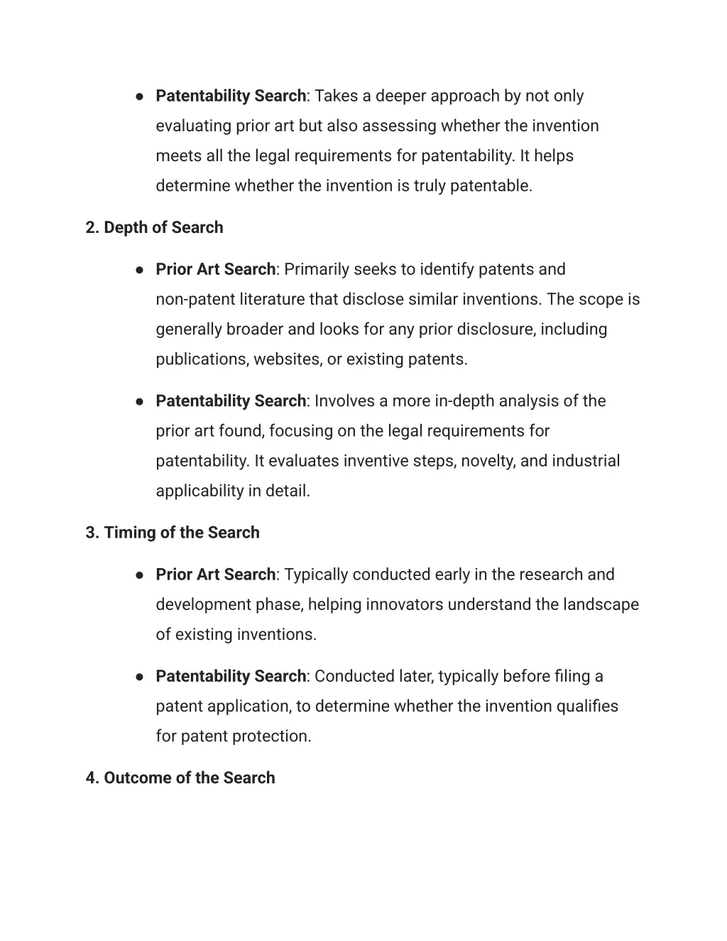 patentability search takes a deeper approach