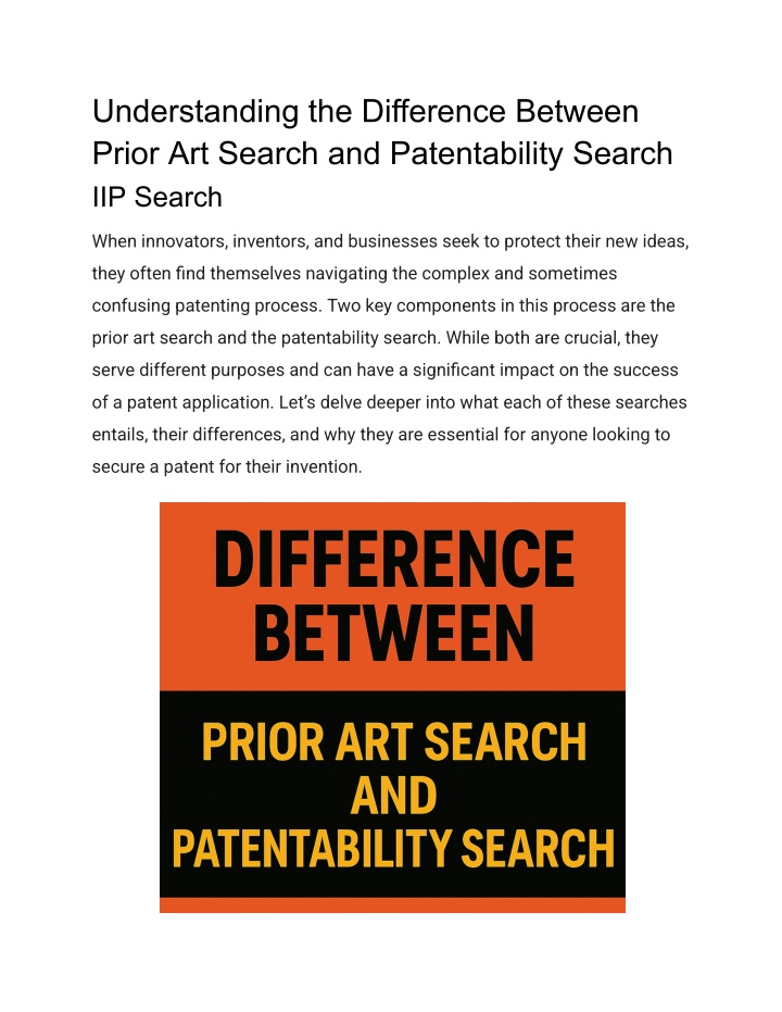 understanding the difference between prior