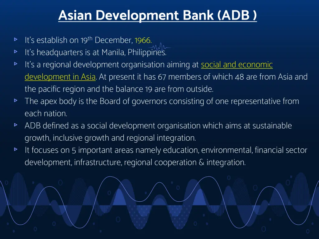 asian development bank adb