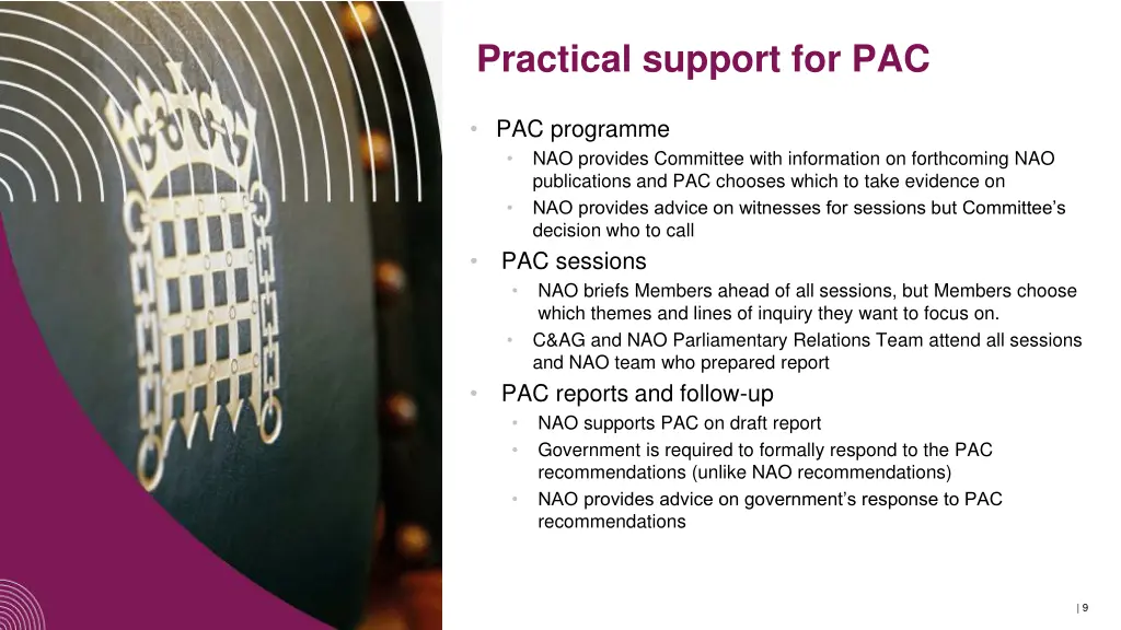 practical support for pac