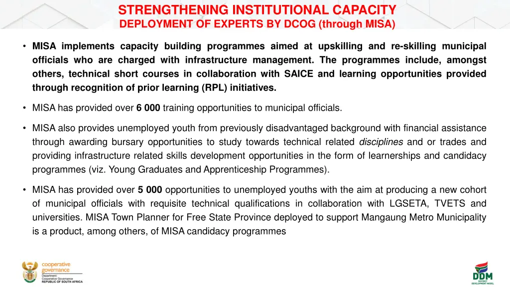 strengthening institutional capacity deployment 1