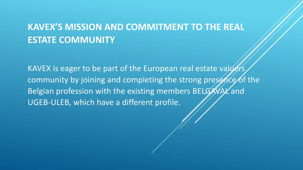 kavex s mission and commitment to the real estate 1