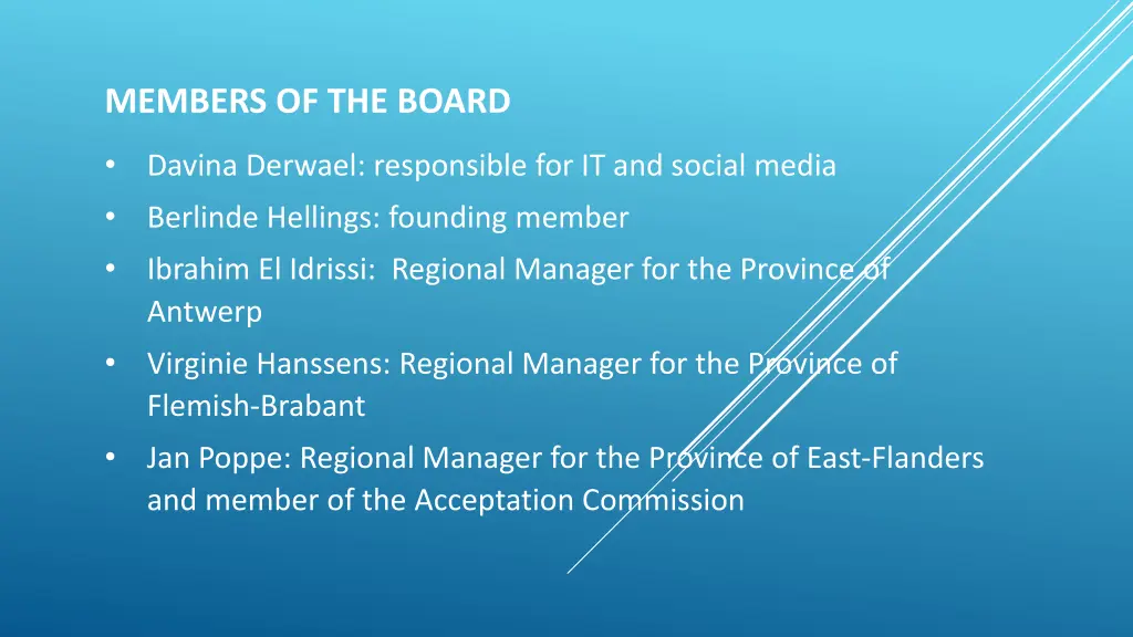 members of the board 1