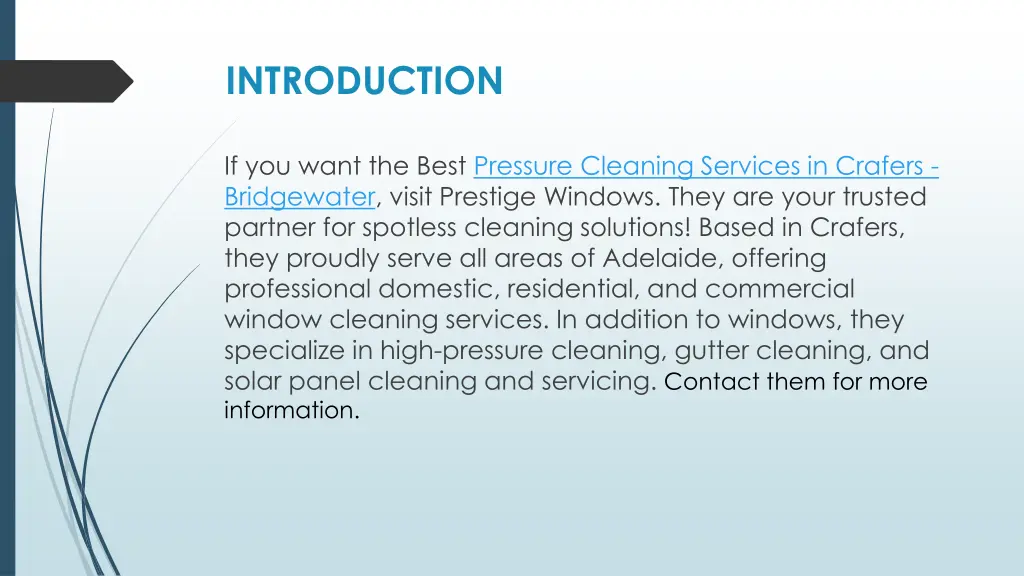 introduction