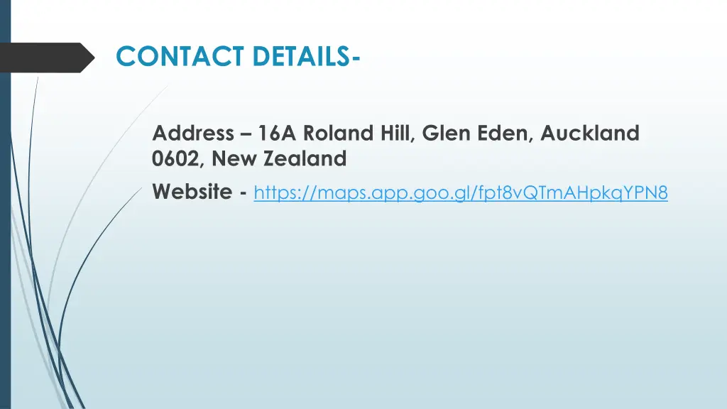 contact details
