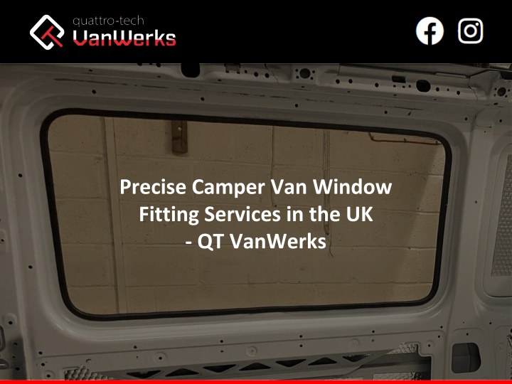 precise camper van window fitting services