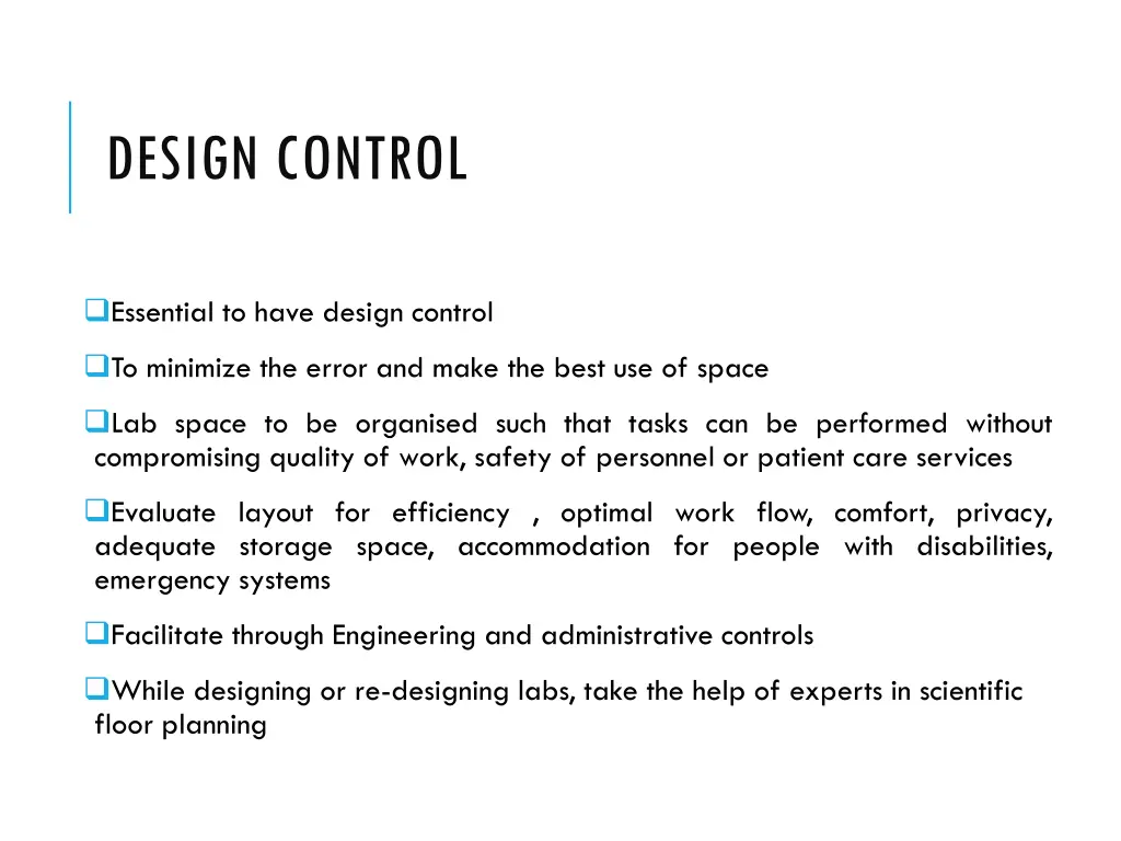 design control