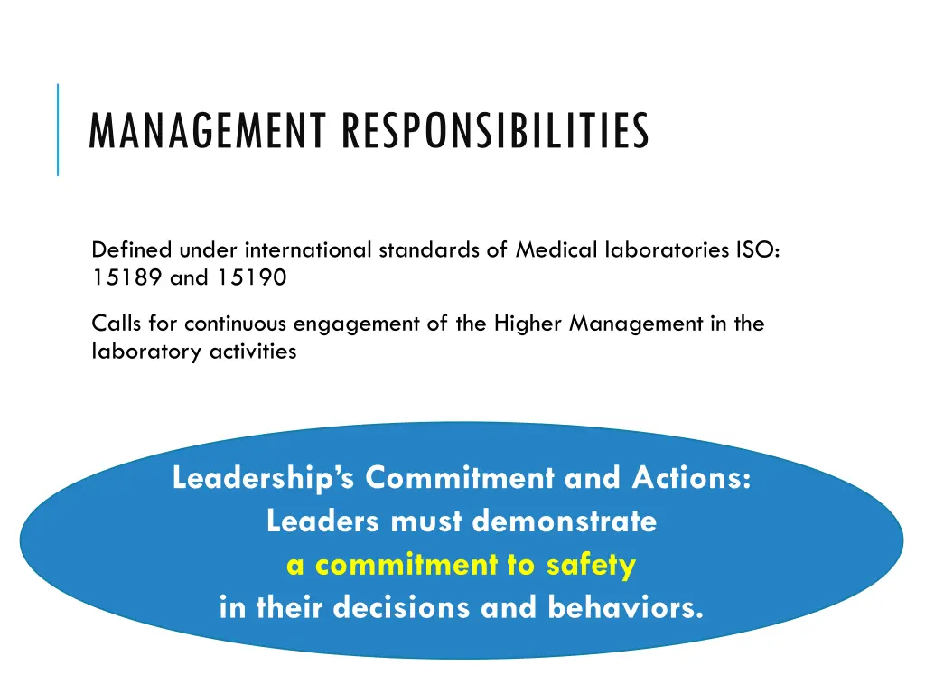 management responsibilities