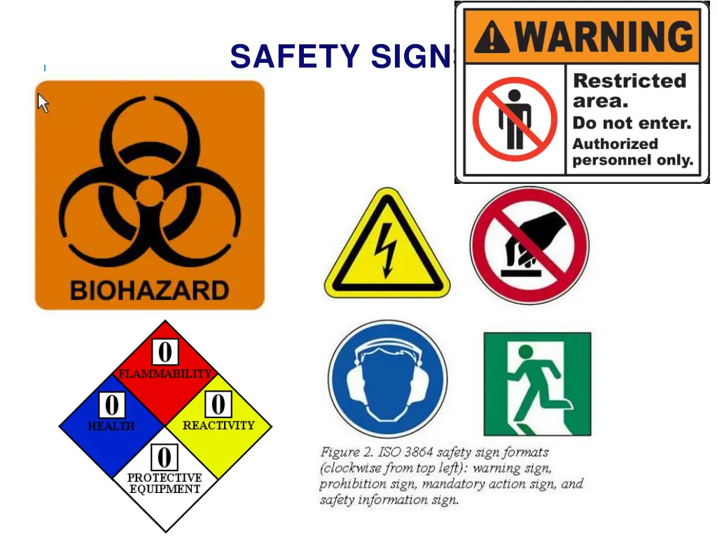 safety signs