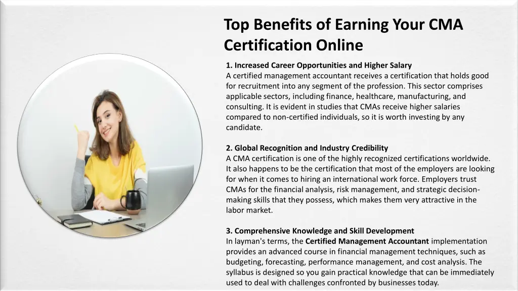 top benefits of earning your cma certification