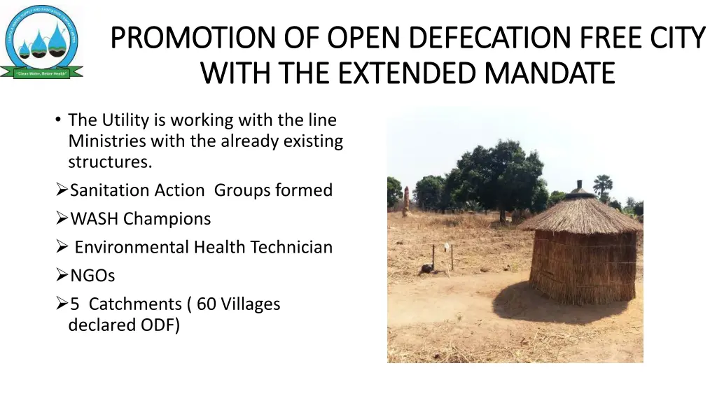 promotion of open defecation free city promotion