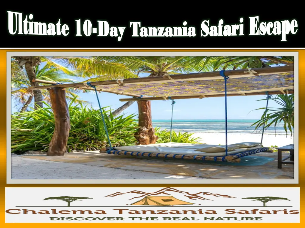 ultimate 10 day tanzania safari escape 1