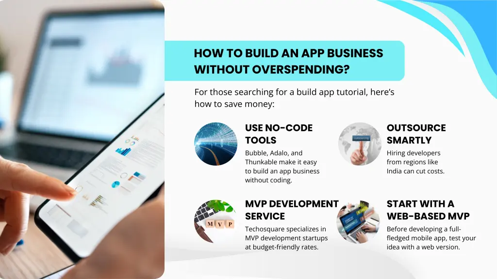 how to build an app business without overspending