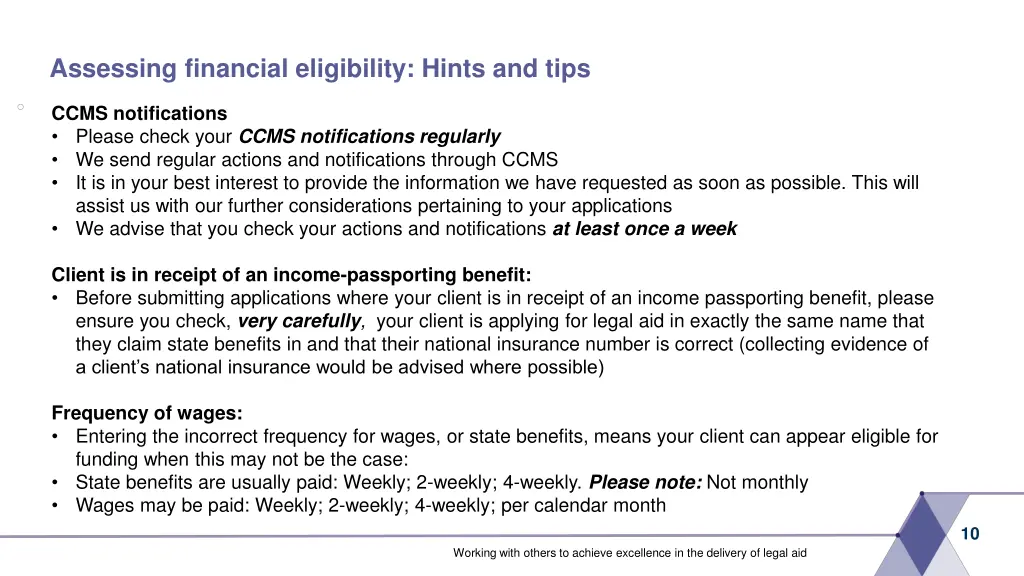 assessing financial eligibility hints and tips 4