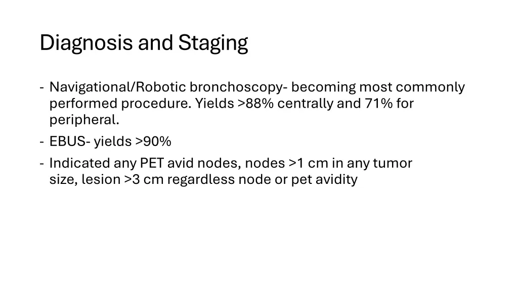diagnosis and staging 1
