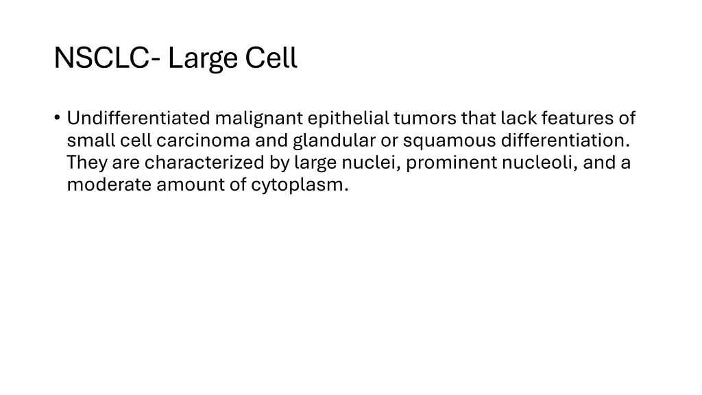 nsclc large cell