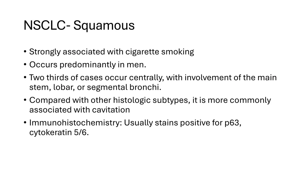 nsclc squamous