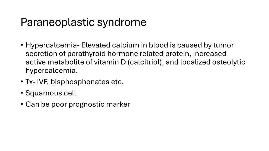 paraneoplastic syndrome 1