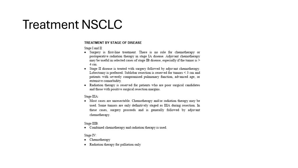 treatment nsclc