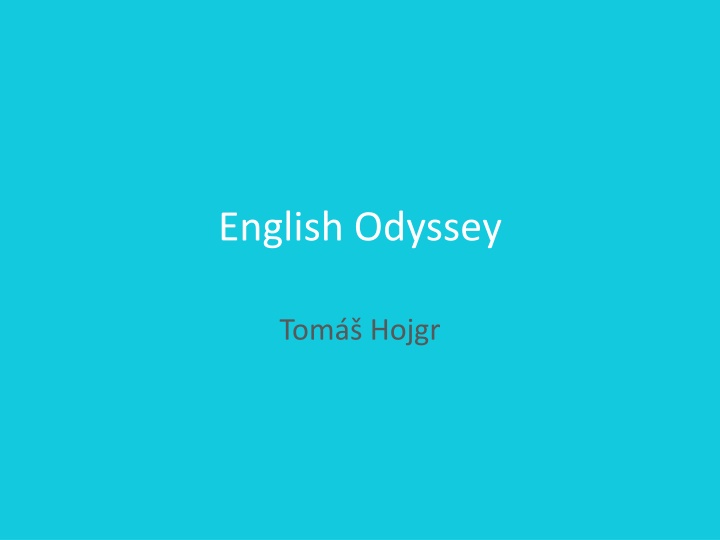 english odyssey