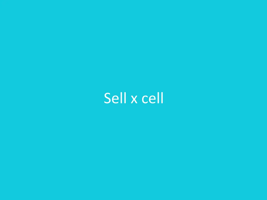 sell x cell