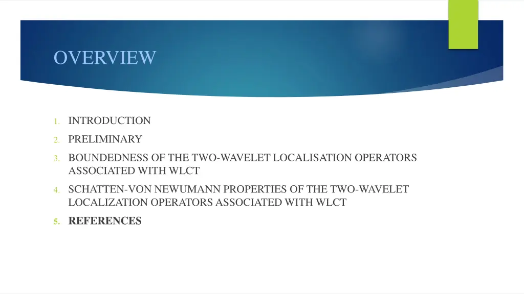 overview 1