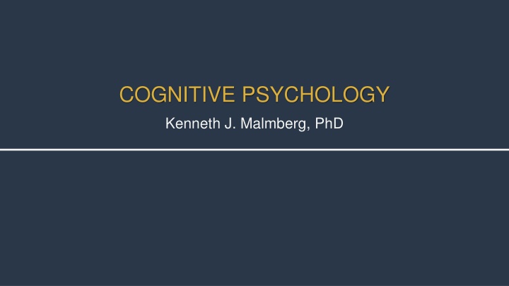 cognitive psychology