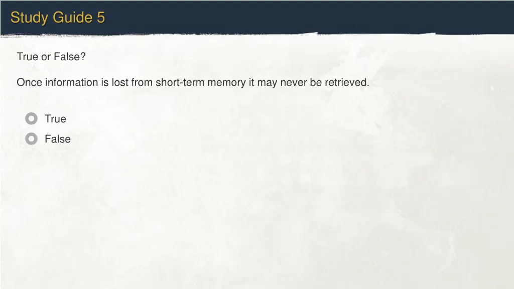 study guide 5