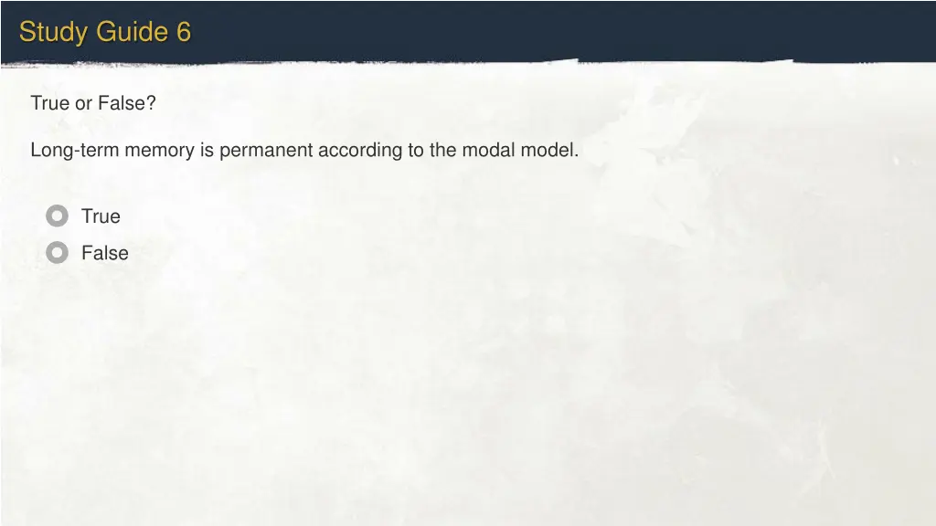 study guide 6