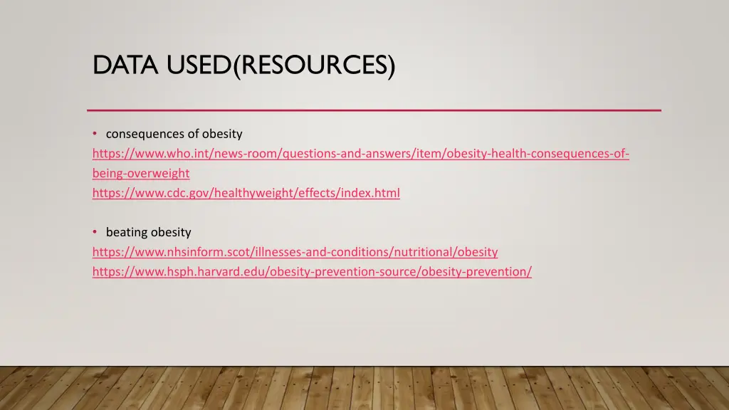 data used resources 1