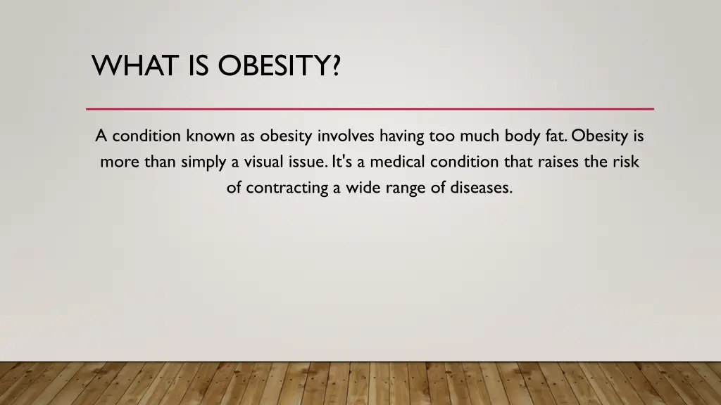 what is obesity