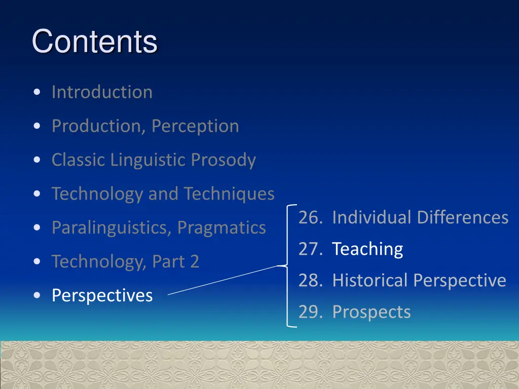 contents
